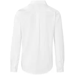Mens Long Sleeve Milano Shirt White Back